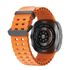 Smartwatch WZ 7 Ultra, Notificações Pressão, Frequência Cardíaca, Oxigênio, GPS e Assistente de Voz