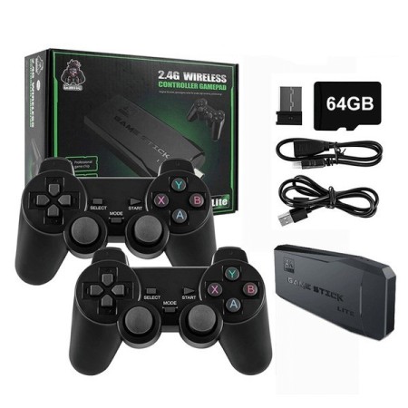 Consola Retro de 10 000 Jogos e Comandos