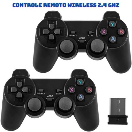 Consola Retro de 10 000 Jogos e Comandos
