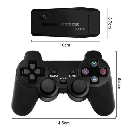 Consola Retro de 10 000 Jogos e Comandos