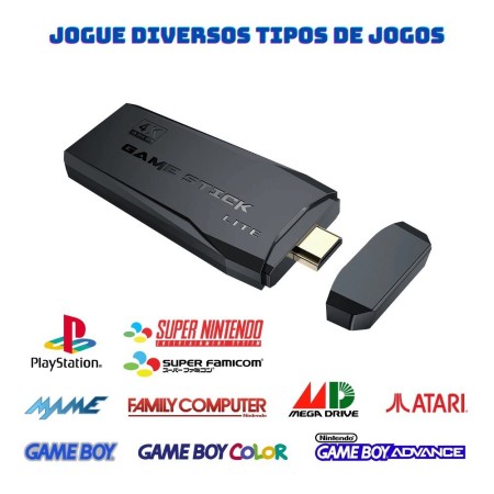 Consola Retro de 10 000 Jogos e Comandos