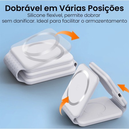 Carregador Sem Fios 3 em 1