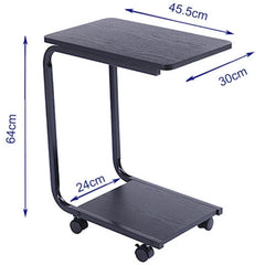 Mesa Portátil de Apoio com Rodas