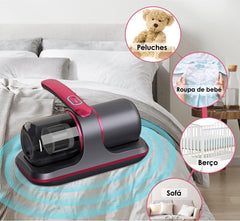 Aspirador de Ácaros UV Sem Fios