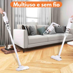 Aspirador Vertical 2 em 1 Sem Fios
