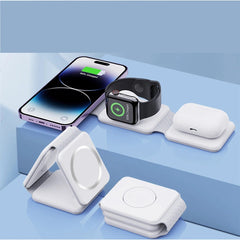 Carregador Sem Fios 3 em 1